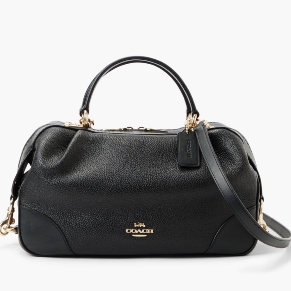Coach |  Lane Satchel (Black)